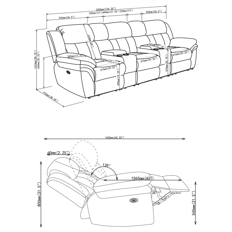Bahrain Power Home Theater Seating