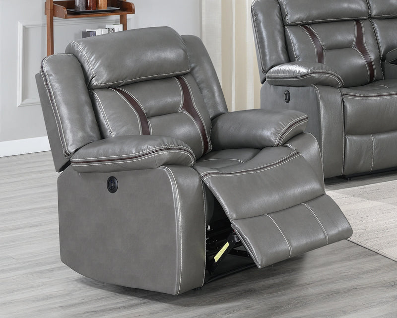 Uefurn Power Glider Recliner in Grey