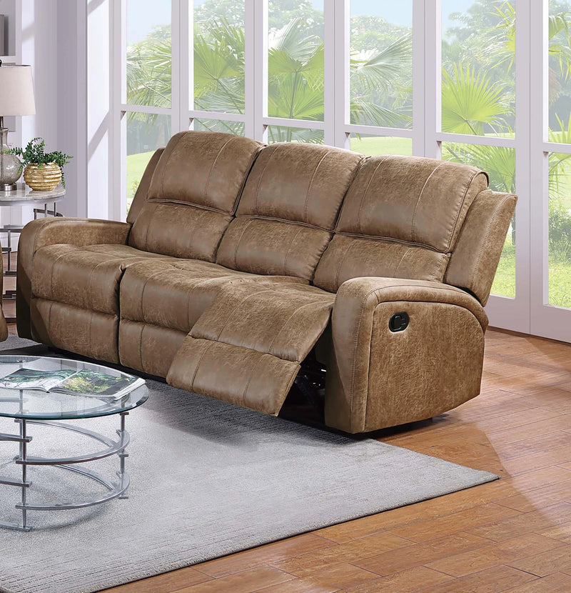 Bstfur Recliner Sofa in Chestnut