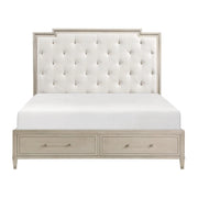 Genoa California King & Eastern King Platform Bed with Footboard Storage image