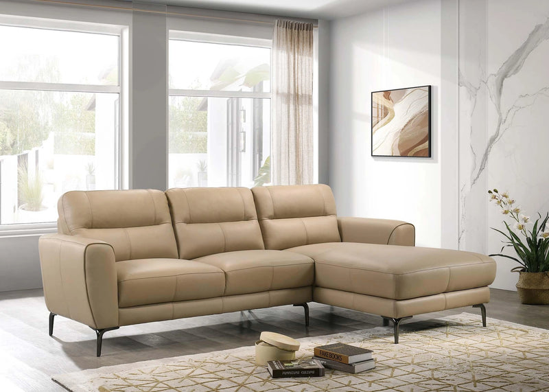 Lsgfur 2-Pcs Sectional Set in Taupe