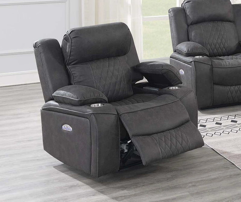 Taiyus Power Recliner in Charcoal