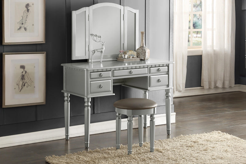 Mcraft Vanity Set in Silver