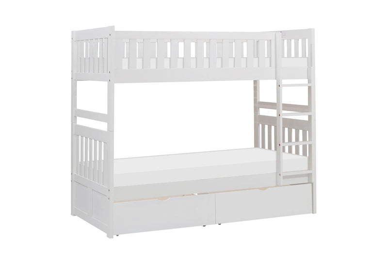 Galen-(4) Twin/Twin Bunk Bed with Storage Boxes image