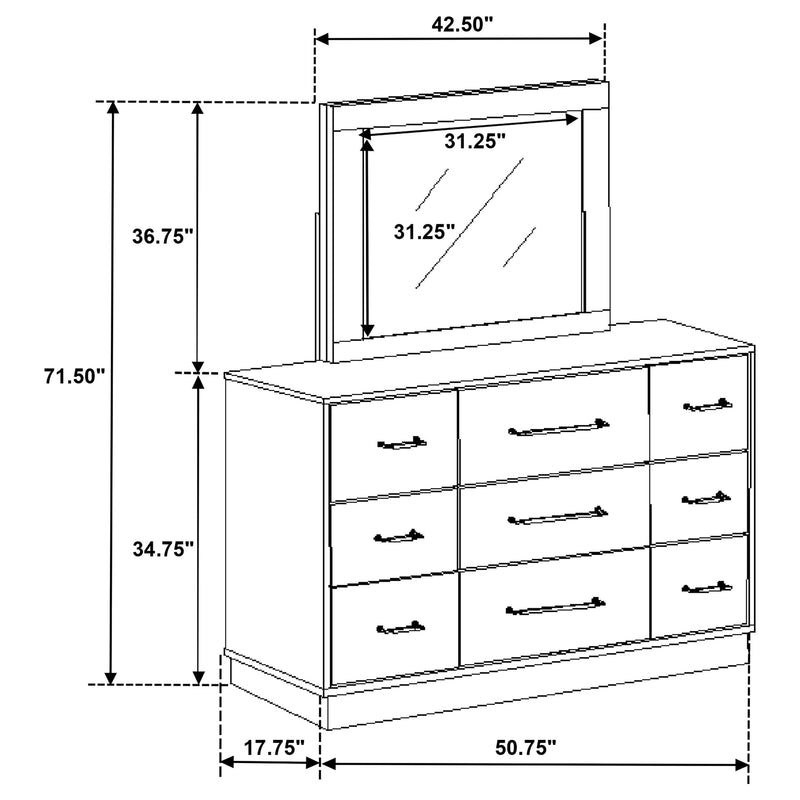 Fenwick Dresser with Mirror