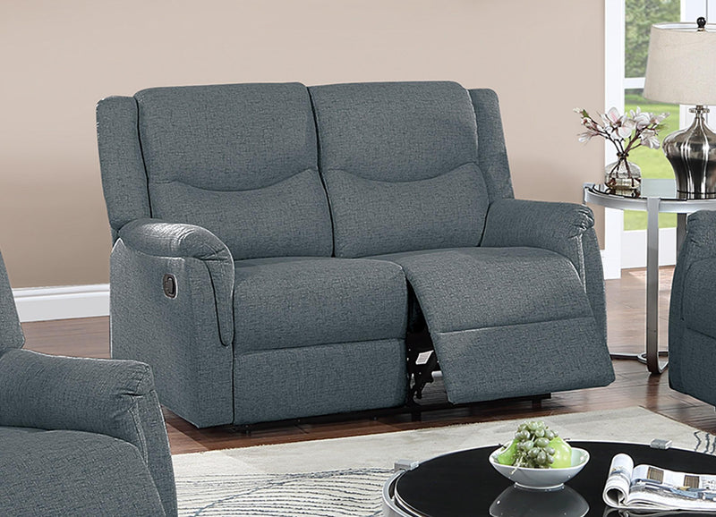 Uniqvn Loveseat in Dark Gray