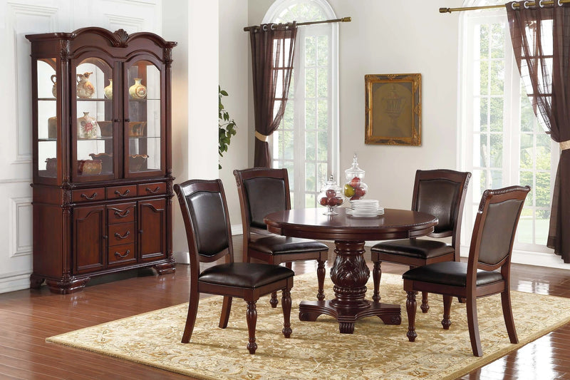 Hhdfur Dining Table Dia 48" in Cherry