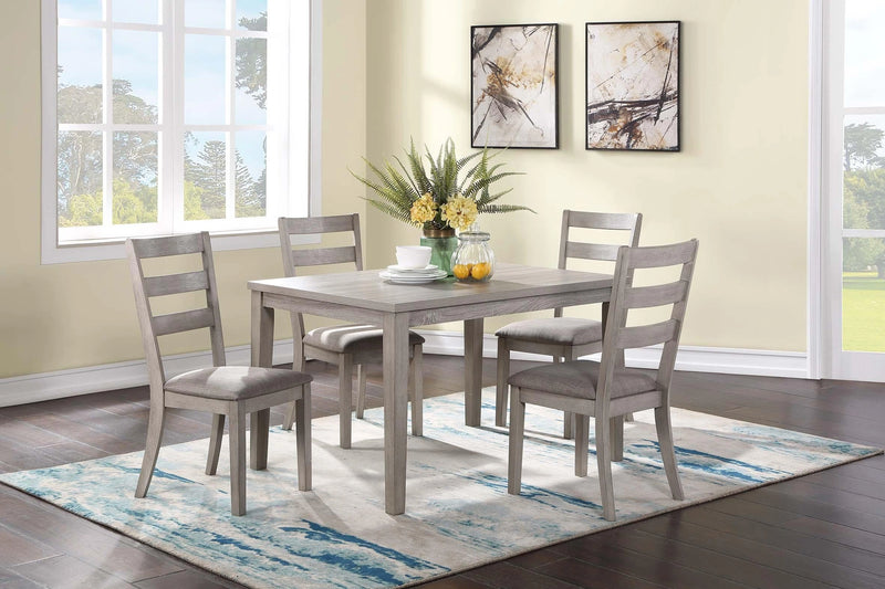 Tamich 5-Pcs Dining Set in Antique Grey
