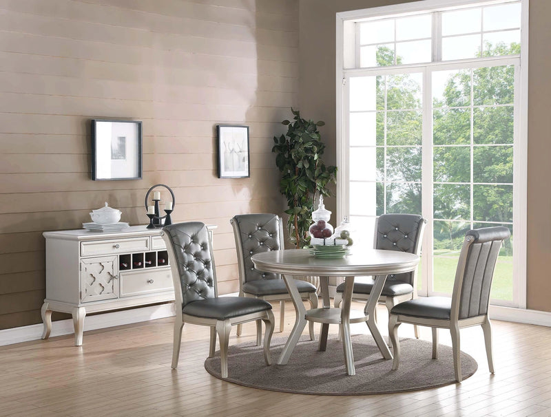 Hhdfur Dining Table in Silver