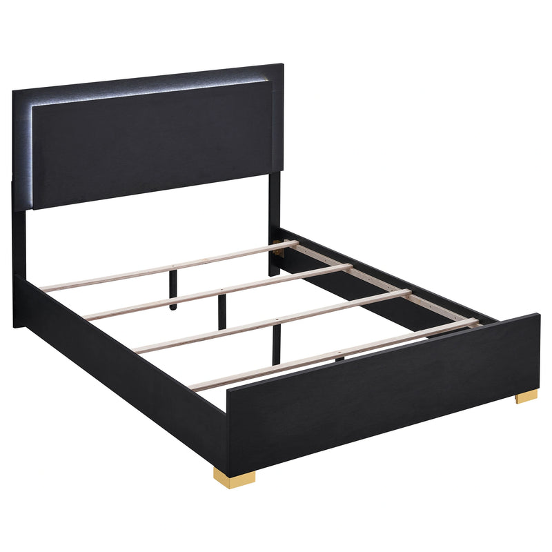 Marceline Panel Bed with LED Lighting